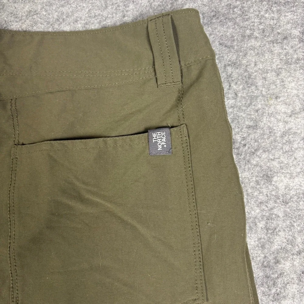 The North Face Mens Motion Pants Olive Green Hiking Outdoor Stretch Size 34